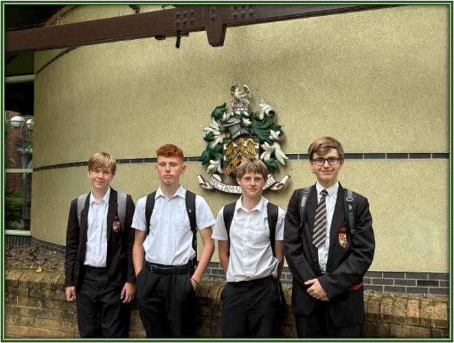 Students outside the NKDC Offices