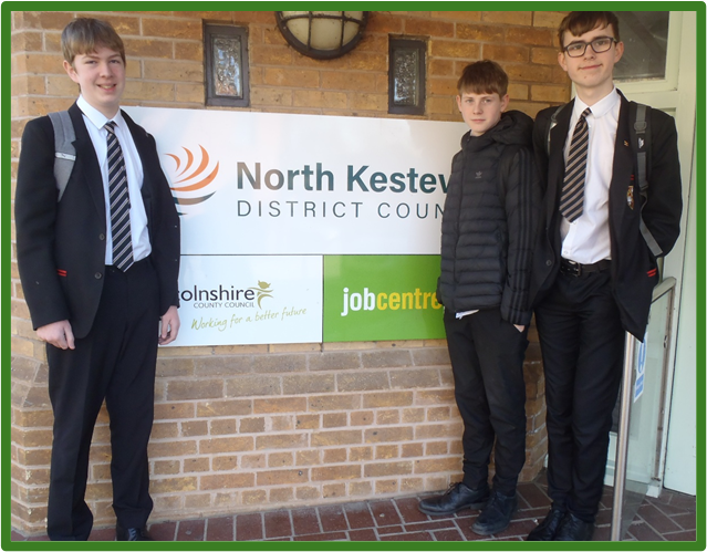 Students Outside the NKDC Offices