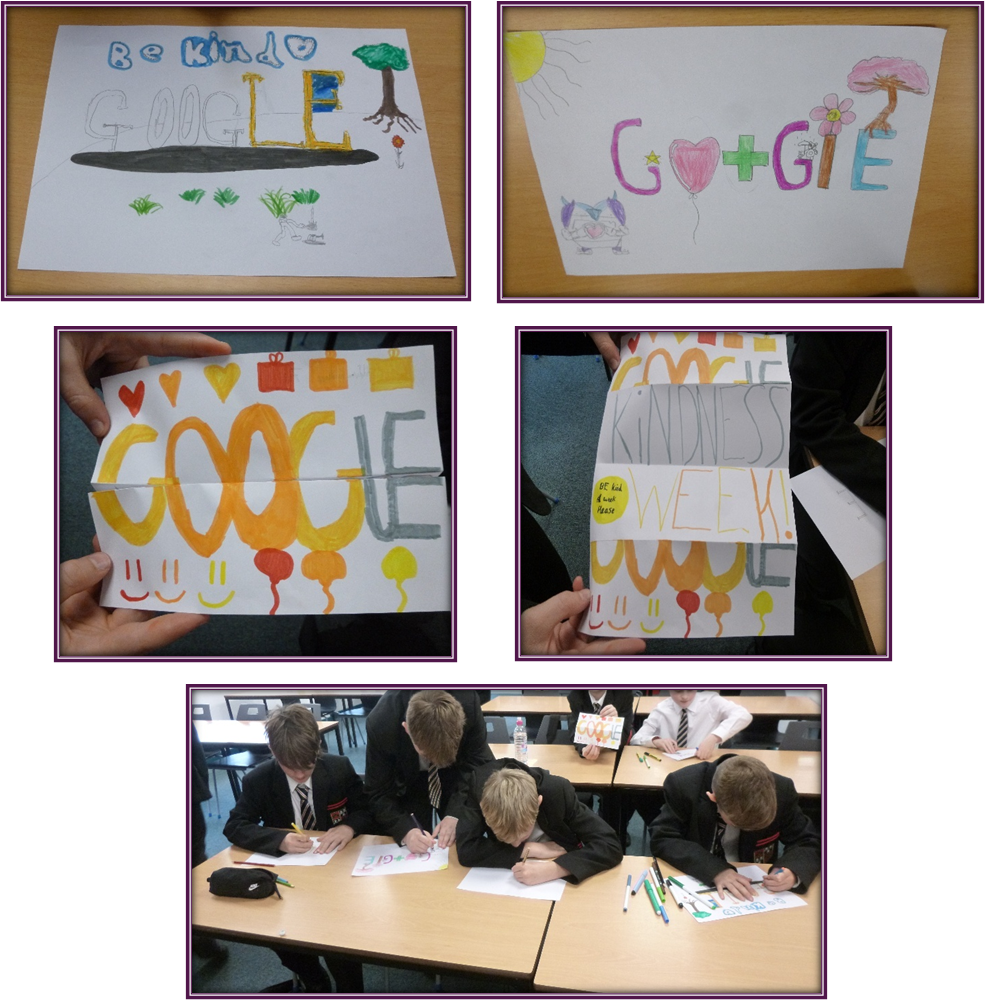 students drawing
